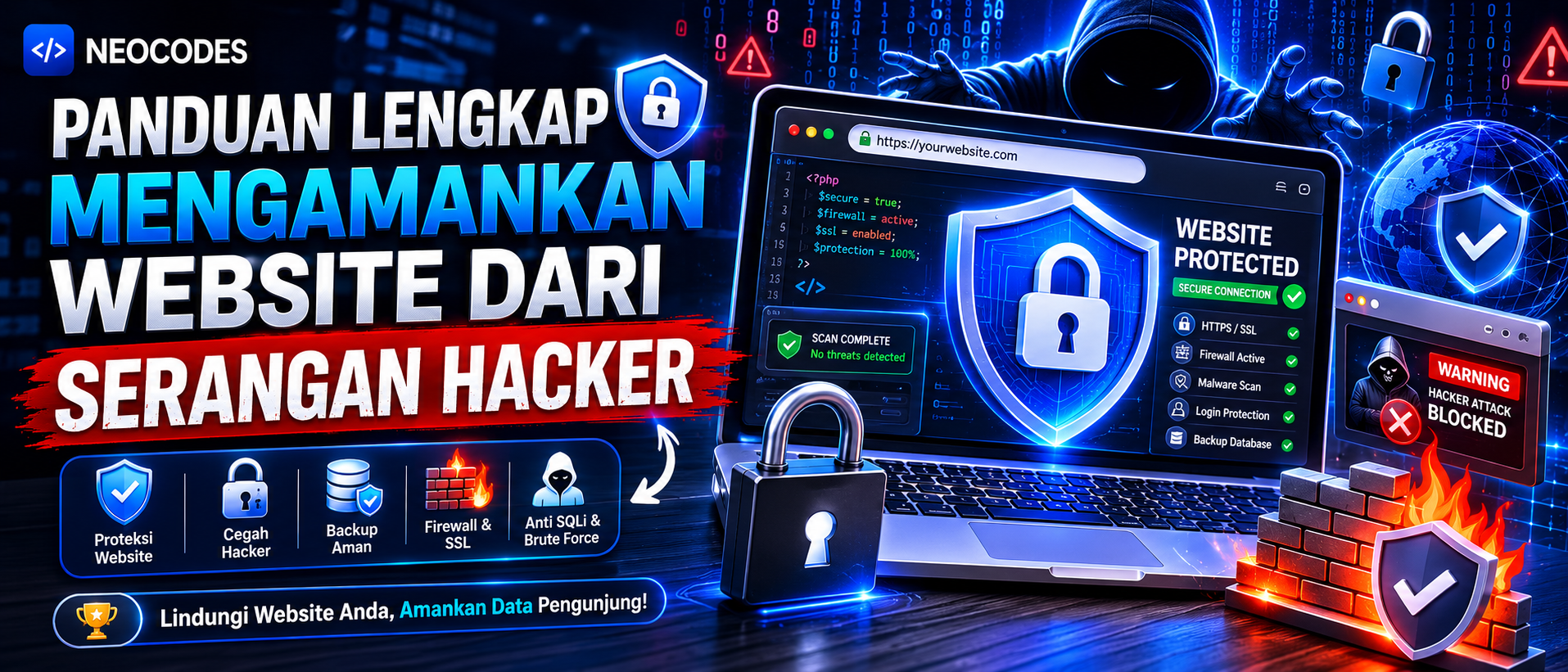 Panduan Lengkap Mengamankan Website dari Serangan Hacker untuk Pemula