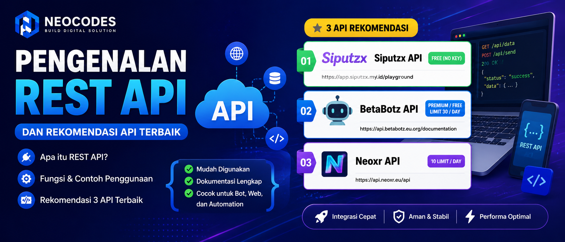 Pengenalan REST API dan Rekomendasi API Gratis & Premium untuk Developer