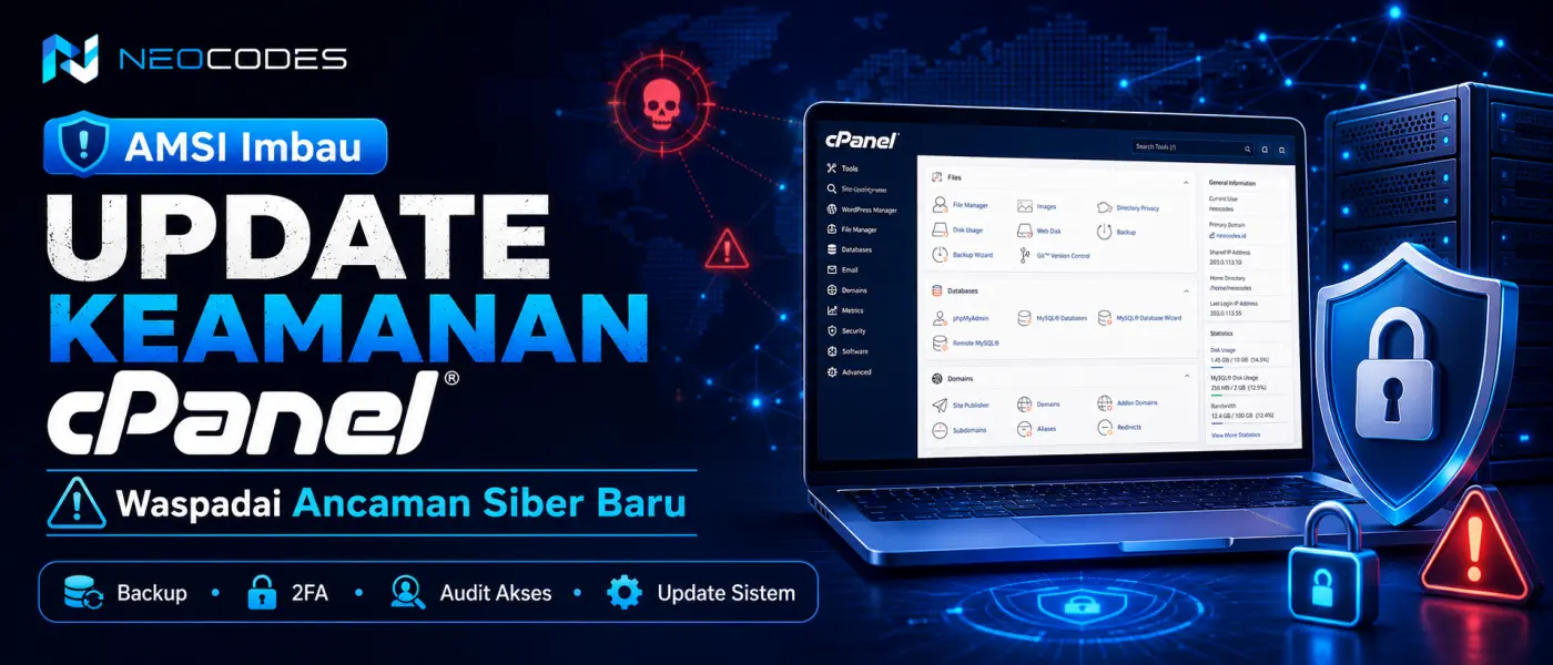 AMSI Imbau Update Keamanan cPanel: Waspadai Ancaman Siber Baru pada Website dan Server
